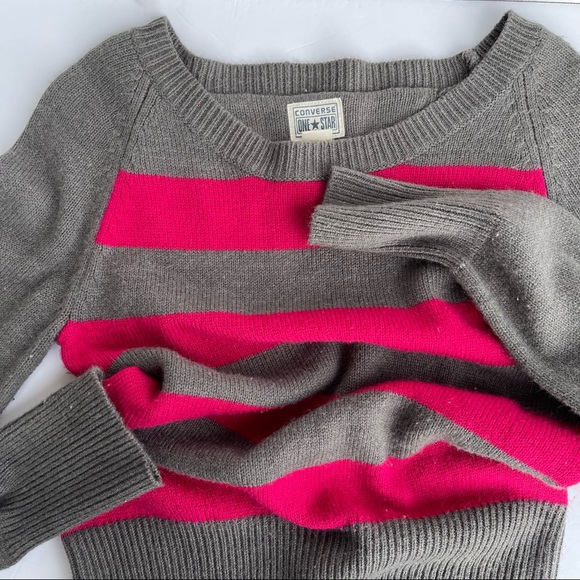 Converse One Star Striped Sweater Size S - Picture 1 of 8